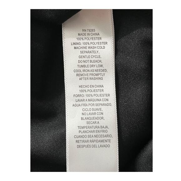 Alex Evenings Dress Cold Shoulder Ruched Evening black size 20W DEFECT - Picture 7 of 7